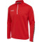 hummel Authentic 1/2-Zip Sweatshirt Kinder true red 116