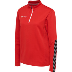 hummel Authentic 1/2-Zip Sweatshirt Damen true red XL