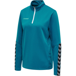 hummel Authentic 1/2-Zip Sweatshirt Damen celestial XS
