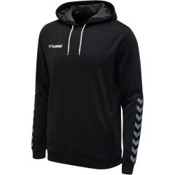 hummel Authentic Polyester Hoodie black/white S