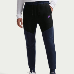 NIKE Tech Fleece Jogginghose Herren 452 - obsidian/black/bright violet S