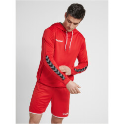 hummel Authentic Polyester Hoodie true red M