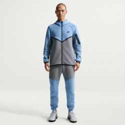 NIKE Tech Fleece Windrunner Kapuzenjacke 486 - work blue/cool grey/black XS