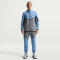 NIKE Tech Fleece Windrunner Kapuzenjacke 486 - work blue/cool grey/black S