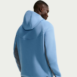 NIKE Tech Fleece Windrunner Kapuzenjacke 486 - work blue/cool grey/black M