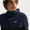 NIKE Tech Fleece Windrunner Kapuzenjacke 452 - obsidian/black/bright violet M