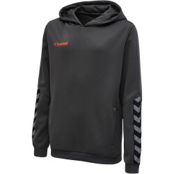 hummel Authentic Polyester Hoodie Kinder asphalt 116