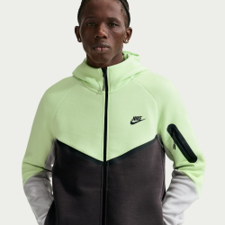 NIKE Tech Fleece Windrunner Kapuzenjacke 361 - lt liquid lime/anthracite/black S
