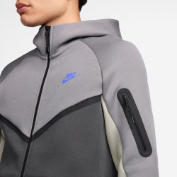 NIKE Tech Fleece Windrunner Kapuzenjacke 018 - pencil point/medium ash/sapphire L