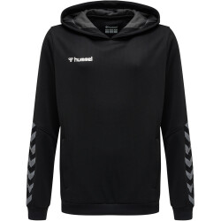 hummel Authentic Polyester Hoodie Kinder black/white 140
