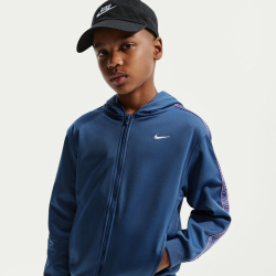 NIKE Sportswear Dri-FIT Club+ Poly Kapuzenjacke Kinder 461 - mystic navy/mystic navy/lt magenta/white S (128-137 cm)
