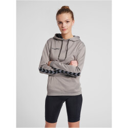 hummel Authentic Polyester Hoodie Damen grey melange M