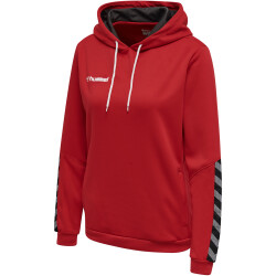 hummel Authentic Polyester Hoodie Damen true red XS