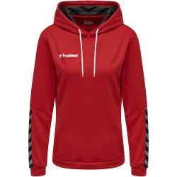 hummel Authentic Polyester Hoodie Damen true red XS