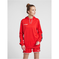 hummel Authentic Polyester Hoodie Damen true red S