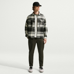 NIKE Club Woven Taper Jogginghose Herren 356 - sequoia/white S