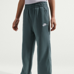 NIKE Sportswear Club Fleece Wide Leg Jogginghose Mädchen 382 - mineral slate/mineral slate/white S (128-137 cm)