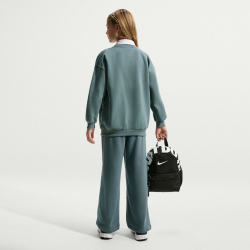 NIKE Sportswear Club Fleece Wide Leg Jogginghose Mädchen 382 - mineral slate/mineral slate/white S (128-137 cm)