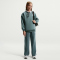 NIKE Sportswear Club Fleece Wide Leg Jogginghose Mädchen 382 - mineral slate/mineral slate/white S (128-137 cm)