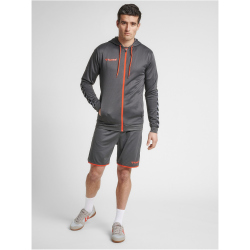 hummel Authentic Polyester Kapuzenjacke Herren asphalt L