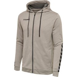 hummel Authentic Polyester Kapuzenjacke Herren grey...