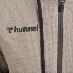 hummel Authentic Polyester Kapuzenjacke Herren grey melange 3XL