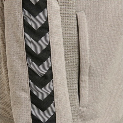 hummel Authentic Polyester Kapuzenjacke Herren grey melange 3XL