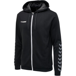 hummel Authentic Polyester Kapuzenjacke Herren black/white S