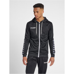 hummel Authentic Polyester Kapuzenjacke Herren black/white M