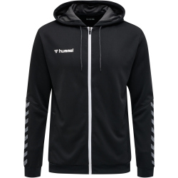 hummel Authentic Polyester Kapuzenjacke Herren black/white L