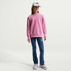 NIKE Sportswear Classic High-Waist Flared Leggings Mädchen 461 - mystic navy/white M (137-146 cm)