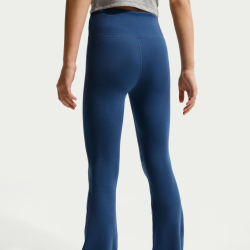 NIKE Sportswear Classic High-Waist Flared Leggings Mädchen 461 - mystic navy/white L (146-156 cm)