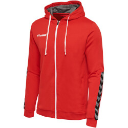 hummel Authentic Polyester Kapuzenjacke Herren true red S