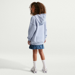 NIKE Sportswear Club Fleece Oversize Hoodie Kinder 057 - ghost/ghost/white XS (122-128 cm)