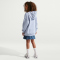 NIKE Sportswear Club Fleece Oversize Hoodie Kinder 057 - ghost/ghost/white XS (122-128 cm)