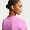 NIKE Sportswear Chill Knit Mod-Cropped T-Shirt Damen 504 - lt magenta/white XS