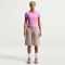 NIKE Sportswear Chill Knit Mod-Cropped T-Shirt Damen 504 - lt magenta/white XL