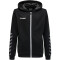 hummel Authentic Kinder Polyester Kapuzenjacke black/white 128