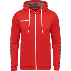 hummel Authentic Kinder Polyester Kapuzenjacke true red 116