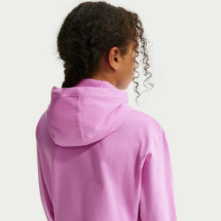 NIKE Sportswear Jersey Kapuzenjacke Mädchen 504 - lt magenta/white S (128-137 cm)