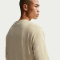 NIKE Club French Terry Sweatshirt Herren 229 - lt khaki/white XS