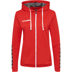 hummel Authentic Polyester Kapuzenjacke Damen true red XS