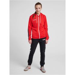 hummel Authentic Polyester Kapuzenjacke Damen true red XS