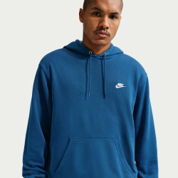 NIKE Club French Terry Hoodie Herren 476 - court blue/court blue/white XL