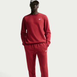 NIKE Club Fleece Jogginghose Herren 613 - team crimson/team crimson/white 3XL