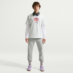 NIKE Club French Terry Jogginghose Herren 077 - lt smoke grey/lt smoke grey/white XS