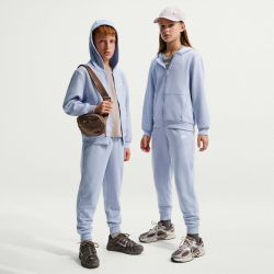 NIKE Club Fleece French Terry Jogginghose Kinder 057 - ghost/white L (147-158 cm)