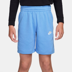 NIKE Sportswear Club Fleece French Terry Shorts Kinder 412 - university blue/white XL (158-170 cm)