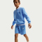 NIKE Sportswear Club Fleece French Terry Shorts Kinder 412 - university blue/white XL (158-170 cm)