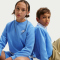 NIKE Sportswear Club Fleece Sweatshirt Kinder 412 - university blue/white S (128-137 cm)